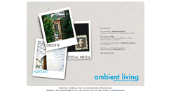 Desktop Screenshot of ambient-living.de